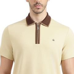 United Colors of Benetton Regular Fit Polo Neck Solid T-Shirt