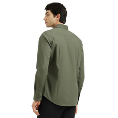 United Colors of Benetton Slim Fit Spread Collar Solid Poplin Stretch Shirt