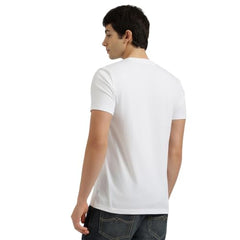 United Colors of Benetton Regular Fit Crew Neck Houndstooth Jersey T-Shirt