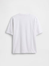 Boys' Logo Print Relaxed Fit Crew Neck T-Shirt, White, S