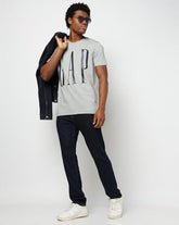 Men's Solid Slim Regular Casual Jeans, Dark Blue, 28