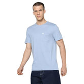 Men's Slim Crew Neck T-Shirt, Blue, S