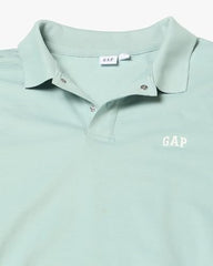 Men's Slim Fit Polo Neck T-Shirt, Aqua, S