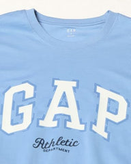 Men's Logo Print Slim Crew Neck T-Shirt, Blue, S