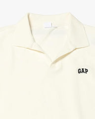 Men's Textured Slim Fit Polo Neck T-Shirt, Off White, S