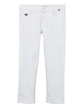 RUFF Solid Cotton Poly Jeans | Full Length | Fixed Waist | Regular Fit | Casual Wear White