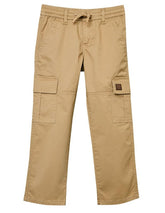 RUFF Solid Cotton Trouser | Full Length | Round Elastic | Regular Fit | Casual Wear Khaki