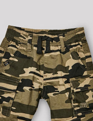 RUFF Camou Cotton CAGO Bermuda | Above Knee | Casual Wear