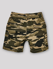 RUFF Camou Cotton CAGO Bermuda | Above Knee | Casual Wear