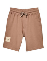 RUFF Fawn Cotton Ribbed Textured Bermuda | Above Knee | Casual Wear