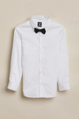 Allen Solly Boys White Solid Party Shirt