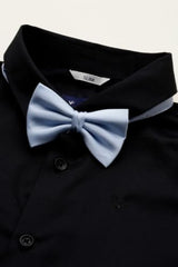 Allen Solly Boys Black Solid Party Shirt