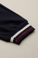 Allen Solly Boys Navy Solid Track Pants