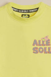 Boys Yellow Graphic Print Crew Neck T-Shirt