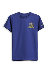 Boys Blue Graphic Print Crew Neck T-Shirt