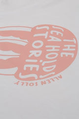 Boys White Graphic Print Crew Neck T-Shirt