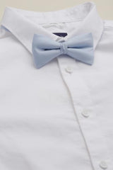 Allen Solly Boys White Solid Party Shirt