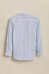 Boys Light Blue Stripe Casual Shirt