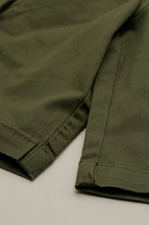 Boys Olive Solid Shorts