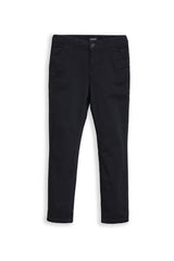 Boys Navy Solid Trousers