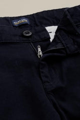 Boys Navy Solid Trousers
