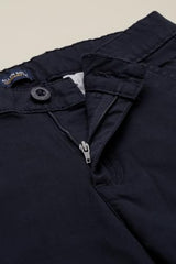 Boys Navy Solid Trousers