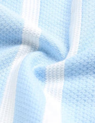 U.S.Polo Association Men's Self Design Vertical Striped Slim Fit Polo Shirt (USTSH3388_Light Blue_L)