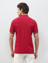 U.S.Polo Association Men's New Port Marina Solid Polo Shirt (USTSH3501_Red_3XL)