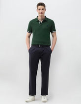 U.S.Polo Association Men's Solid Slim Fit Polo Shirt (USTSH3502_Green_S)