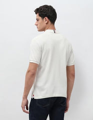 U.S.Polo Association Men's Brand Embroidered Slim Fit Polo Shirt (USTSH3503_Off White_3XL)