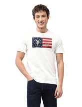 U.S. Polo Assn. Denim Co. Men's Graphic Brand Appliqued Motel On The Coast T-Shirt
