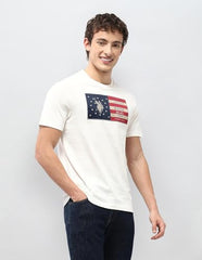 U.S. Polo Assn. Denim Co. Men's Graphic Brand Appliqued Motel On The Coast T-Shirt