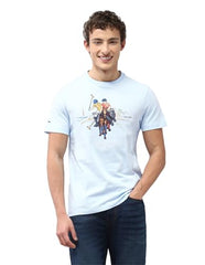U.S. Polo Assn. Denim Co. Men's Graphic Printed Motel On The Coast T-Shirt