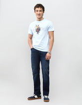 U.S. Polo Assn. Denim Co. Men's Graphic Printed Motel On The Coast T-Shirt
