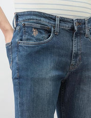 U.S. Polo Assn. Denim Co. Men's Harold Slim Straight Fit Stone Washed Jeans