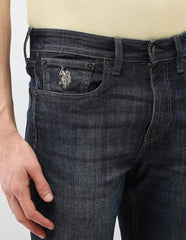 U.S. Polo Assn. Denim Co. Men's Whiskered Harold Slim Straight Fit Jeans