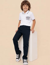 USPA Kids Boys Paisley Printed Satin Shirt (UKSHT2026_White_2-3 Y)