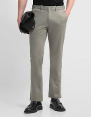 Arrow Sports Men's Hudson Regular Fit Dobby Trousers