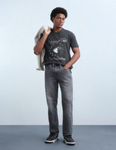 Flying Machine Men's Graphic Printed Regular Fit T-Shirt