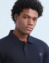 Flying Machine Men's Solid Regular Fit Polo Shirt