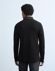 Flying Machine Men's Solid Regular Fit Polo Shirt