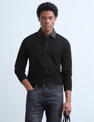 Flying Machine Men's Solid Regular Fit Polo Shirt