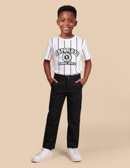 U.S. Polo Assn. Kids Solid Slim Fit Trousers