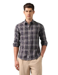 U.S.Polo Association Men's Tartan Checked Twill Shirt