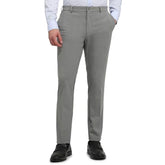 Raymond Men Slim Fit Solid Pattern Poly Viscose Blend Flat Front Formal Trouser Grey