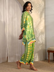 Libas Printed Straight Co-Ord Set For Women (401476S)