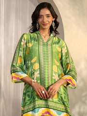 Libas Printed Straight Co-Ord Set For Women (401476S)