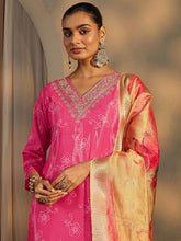 Libas Printed Chinon Straight Kurta Set For Women (99879XL)