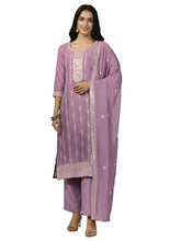 Libas Embroidered Silk blend Straight-fit Kurta Set for Women (99928S)