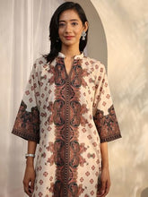 Libas Printed Cotton Blend Straight Co-Ord Set For Women (401501S)